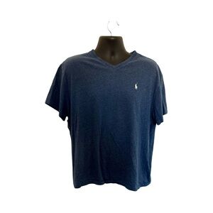 Polo Ralph Lauren  Men's V-Neck T-Shirt (Blue)